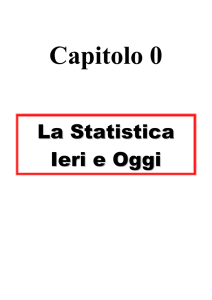 statistica - Dipartimento di Economia, Statistica e Finanza