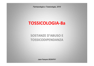 TOSSICOLOGIA-8a - Dipartimento di Farmacia