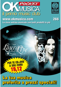 Catalogo OK Musica n. XXX STAGIONE