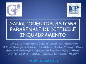Ganglioneuroblastoma pararenale - Società Italiana di Chirurgia