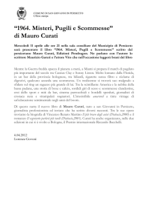 “1964. Misteri, Pugili e Scommesse” di Mauro Curati