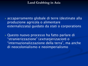 Land Grabbing in Asia