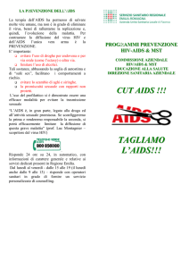 Programmi prevenzione AIDS in lingua Italiana