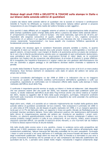 La sintesi - Federazione Italiana Editori Giornali