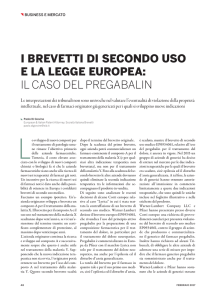 Leggi l`articolo - Società Italiana Brevetti