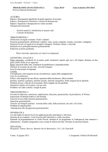 prog-3d-2 - Liceo Scientifico e Classico Statale "G. Peano – S