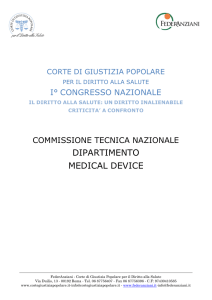 Dossier Dipartimento Medical Devices 28-10-2012