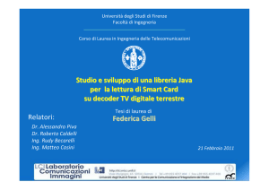 Le Smart Card - Università degli Studi di Firenze