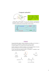Composti carbonilici Aldeidi