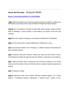 Storia del Rwanda – ITALIAN NEWS Ruanda