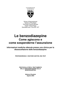 Le benzodiazepine