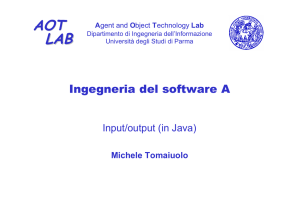 Input/output - Università degli Studi di Parma