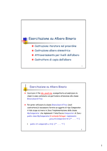 Esercitazione su Albero Binario
