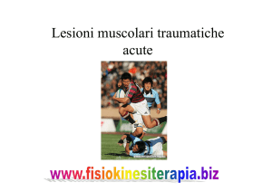 Lesioni muscolari traumatiche acute