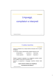Linguaggi, compilatori e interpreti