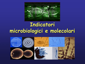 Indicatori microbiologici e molecolari
