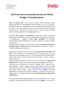 4X4 Fest entra nel mondo Social con Thetis Design e Comunicazione.