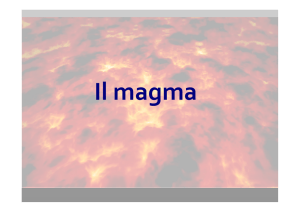 2) pressione (p) 3) composizione chimica del magma