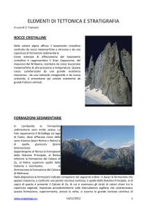 elementi di tettonica e stratigrafia