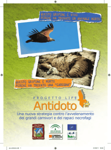 Opuscolo Life Antidoto - Parco Nazionale del Gran Sasso e Monti