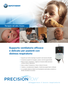 Supporto ventilatorio efficace e delicato per pazienti