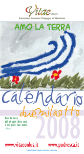 Calendario Vitae 2008