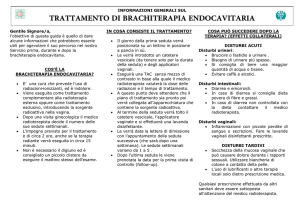 Trattamento di Brachiterapia Endocavitaria