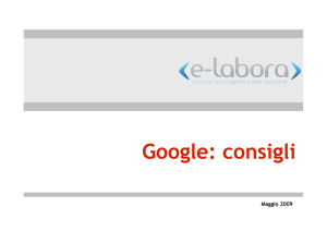 Google: consigli - E