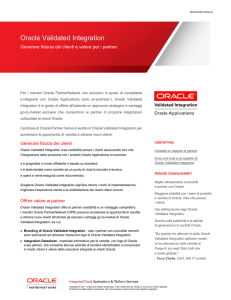 Oracle Validated Integration Brochure PDF