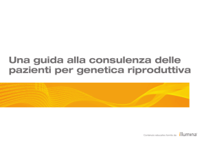 Una guida alla consulenza delle pazienti per genetica riproduttiva