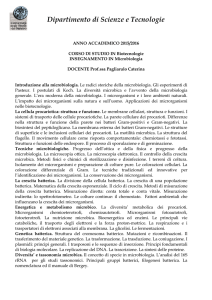 Microbiologia - dst.unisannio.it