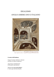 idealismo anglo-americano e italiano