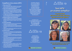 Test HPV - ULSS 19