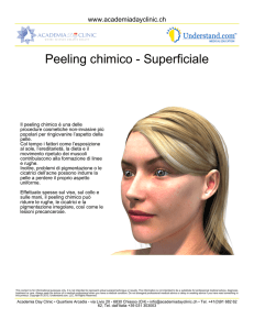 Peeling chimico - Superficiale