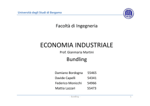 economia industriale - Università degli studi di Bergamo