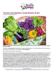 Cucina macrobiotica: scopriamone di più