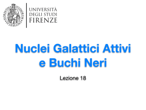 Nuclei Galattici Attivi e Buchi Neri