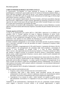 Descrizione generale - Conservatorio Cuneo