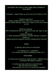 Dual boot Debian7 - MacOSX