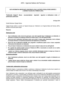 NII Thalidomide_CELGENE - Ordine dei Farmacisti di Bologna
