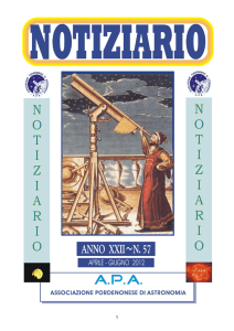 numero 57 - Associazione Pordenonese di Astronomia