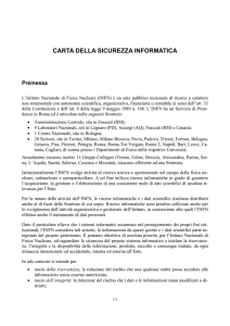 carta della sicurezza informatica - INFN - Sezione di Padova