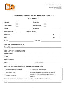 Modulo iscrizione 2017 - Associazione Culturale Marketing nelle PMI