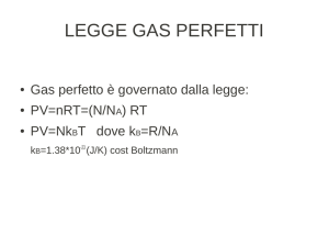 legge gas perfetti