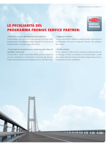 FRONIUS - Brochure Fronius Service Partner