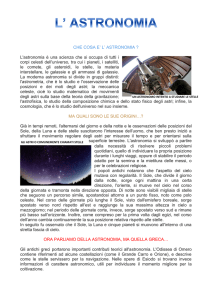 Articolo sull`astronomia (Di Milito, Lattanzio e Girleanu)