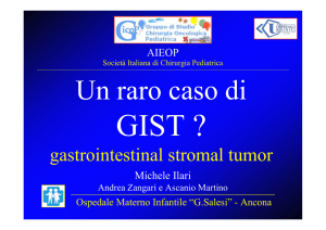 GIST - Ilari, Rimini 2006 caso cl - Società Italiana di Chirurgia