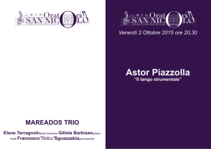 Astor Piazzolla - Comune di Colognola ai Colli