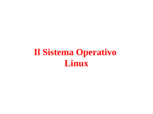 Il Sistema Operativo Linux