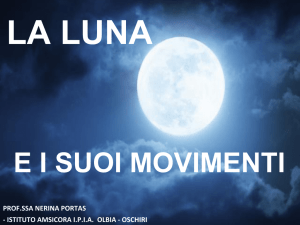 La Luna ei suoi movimenti - I.I.S. "Amsicora"